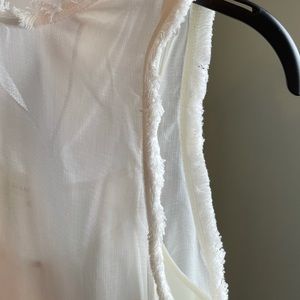 White cocktail dress.